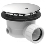 Сифон для поддона 1 1/2"x90/40 с переходной трубкой 45гр слив крышка D=90мм Ideal Standard J3417AA