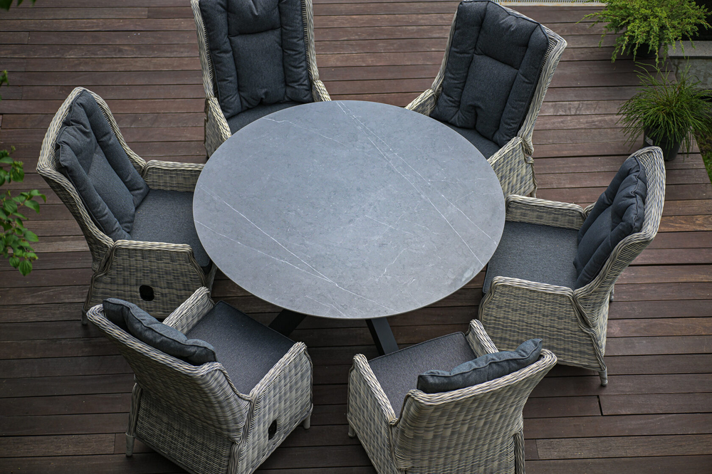 Обеденный стол ФЛОРЕНЦИЯ 150 Серый