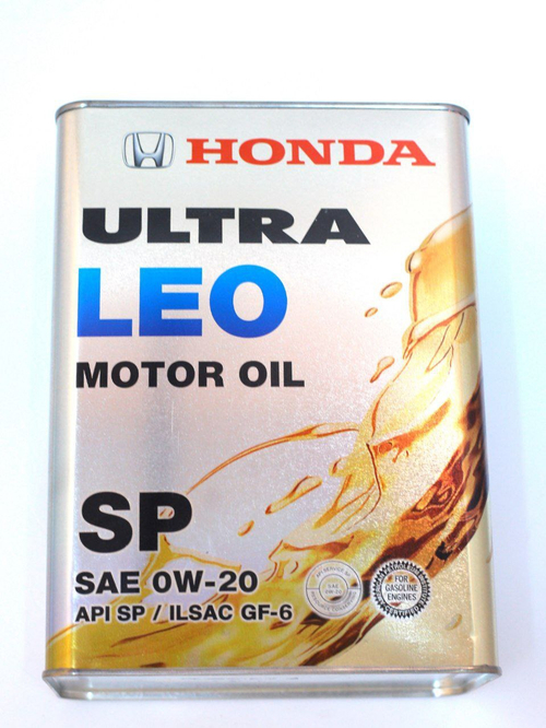 Масло моторное синтетическое 0822799974 UltraLEO 0W-20 (4L)