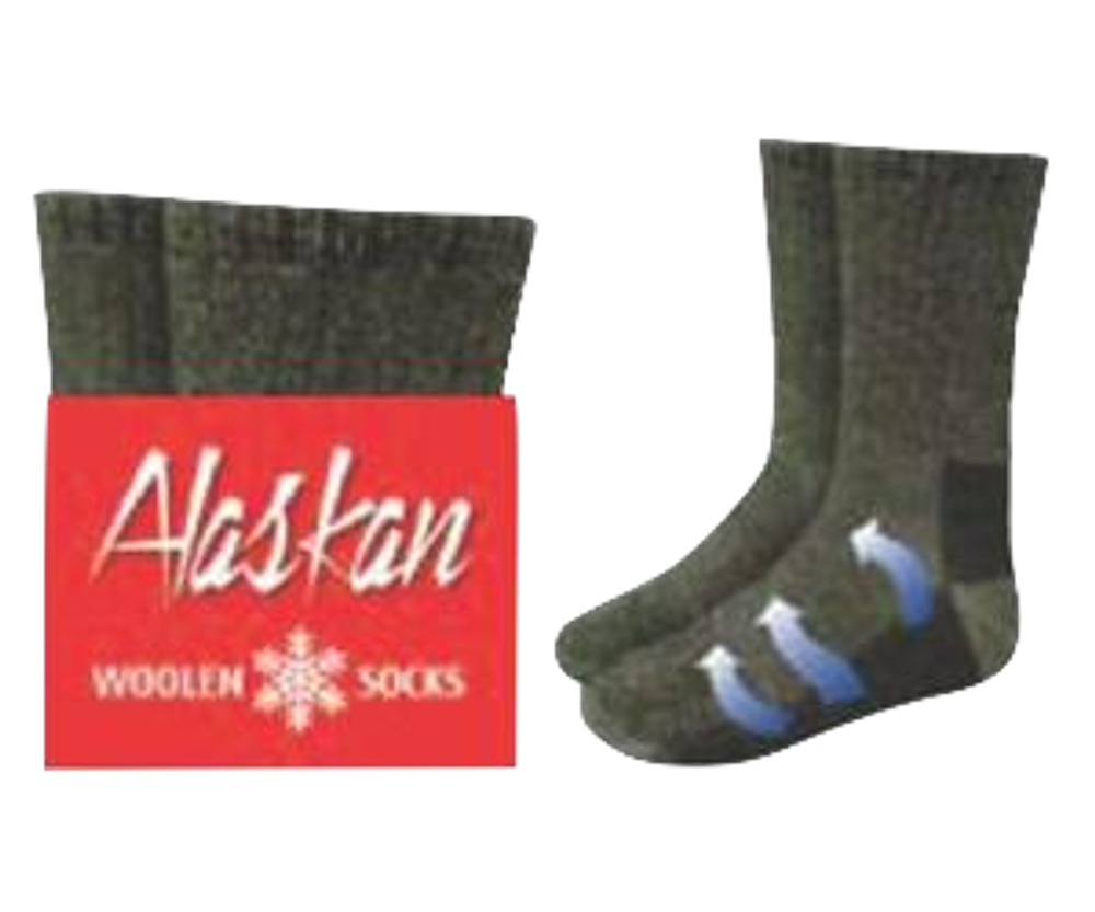 Носки Alaskan Woolen Шерсть Green SFGAL -