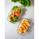 Блюдо, 120х180 мм, КОМПЛЕКТ 2 штуки, стекло, PASABAHCE "ТОКИО", фирменная подарочная упаковка, 54942