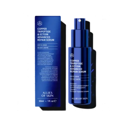 ALLIES OF SKIN Восстанавливающая сыворотка с трипептидом меди и эктоином Copper Tripeptide & Ectoin Advanced Repair Serum
