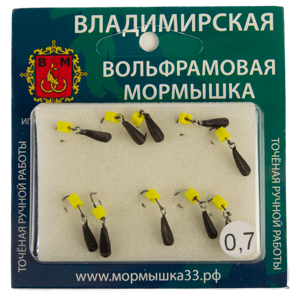 Мормышка Владимирская "Капля-Дипломат" (3мм, 0.7гр)