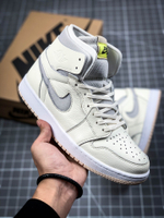 AIR JORDAN 1 HIGH ZOOM PEARL WHITE SAIL/PEARL WHITE/WHITE/LIGHT VOLTAGE YELLOW