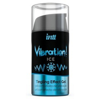 Жидкий интимный гель с эффектом вибрации INTT Vibration! Ice 15мл