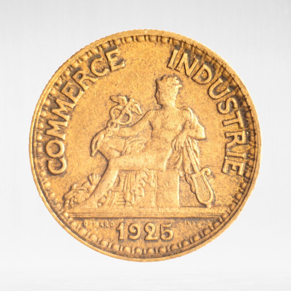 France, 50 Centimes 1925 - Chambers of Commerce, VF