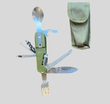 Набор столовых приборов PK61 цвет green