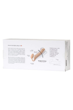 Телесный безремневой страпон Silicone Bendable Strap-On - size M (Цвет: телесный)