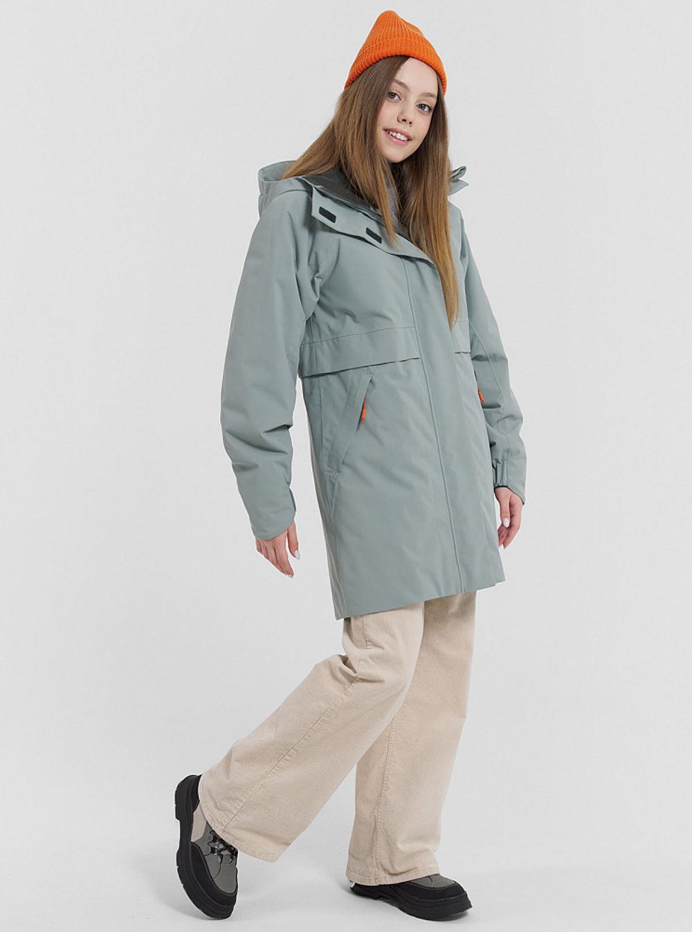 Куртка для девушки подростковая IMERKA NORPPA северный мох