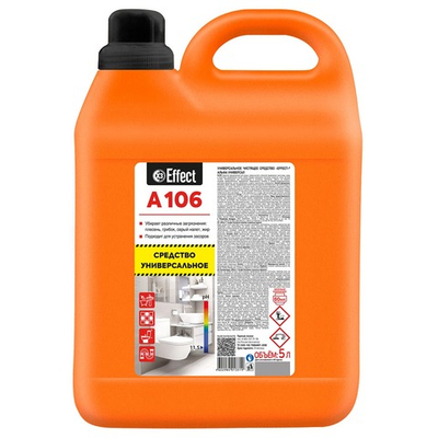 Профессиональное универсальное чистящее средство Effect Alfa 106 щелочное 5 л