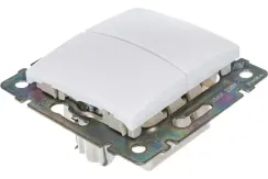 Выключатель Legrand Valena 2-клавишный белый 00756