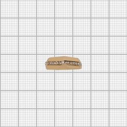 "Дорд" кольцо в золотом покрытии из коллекции "Рок-н-ролл" от Jenavi