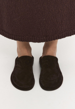 Лоферы // Julia // Chocolate // Suede