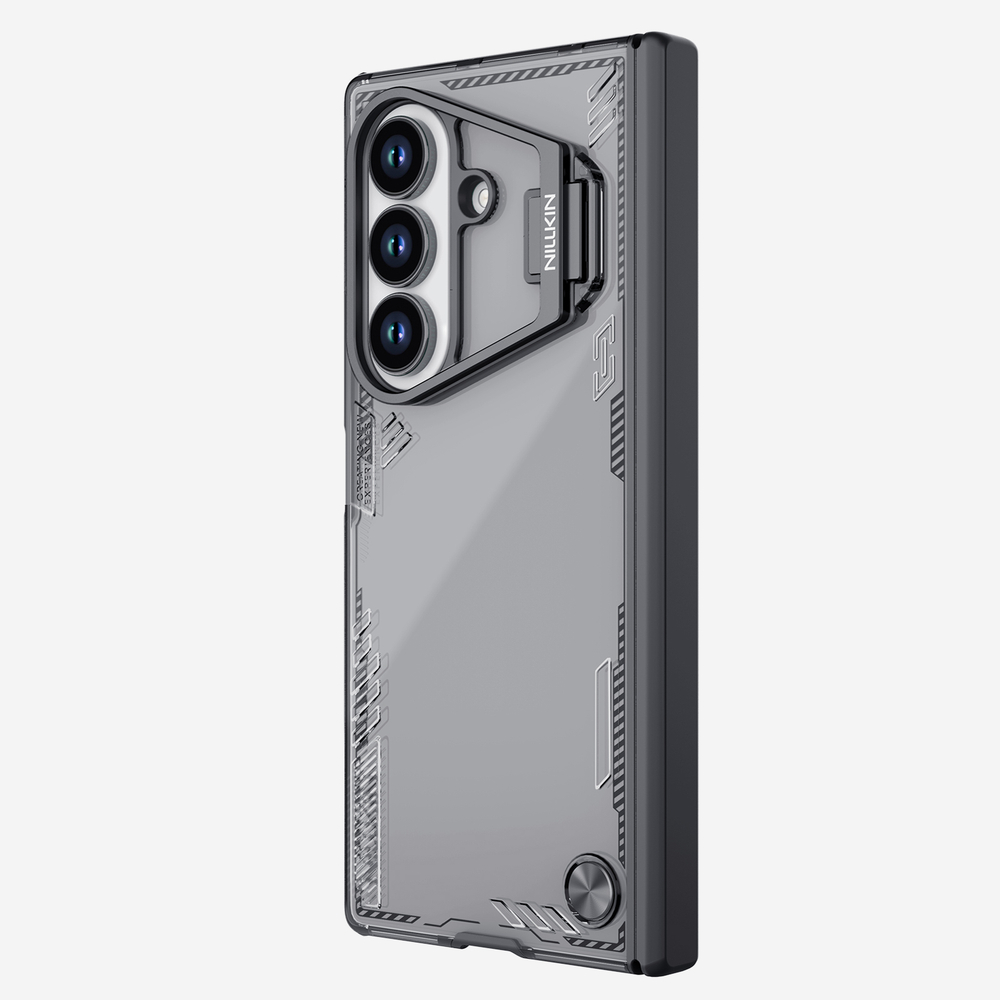 Чехол тонированный от Nillkin с металлической откидной крышкой для камеры на Samsung Galaxy Fold 7, серия Iceblade Prop Case