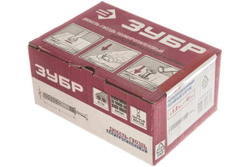 Дюбель-гвоздь полипропиленовый с потайным бортиком 125 шт. (6х40 мм; ТФ5) Зубр 4-301345-06-040