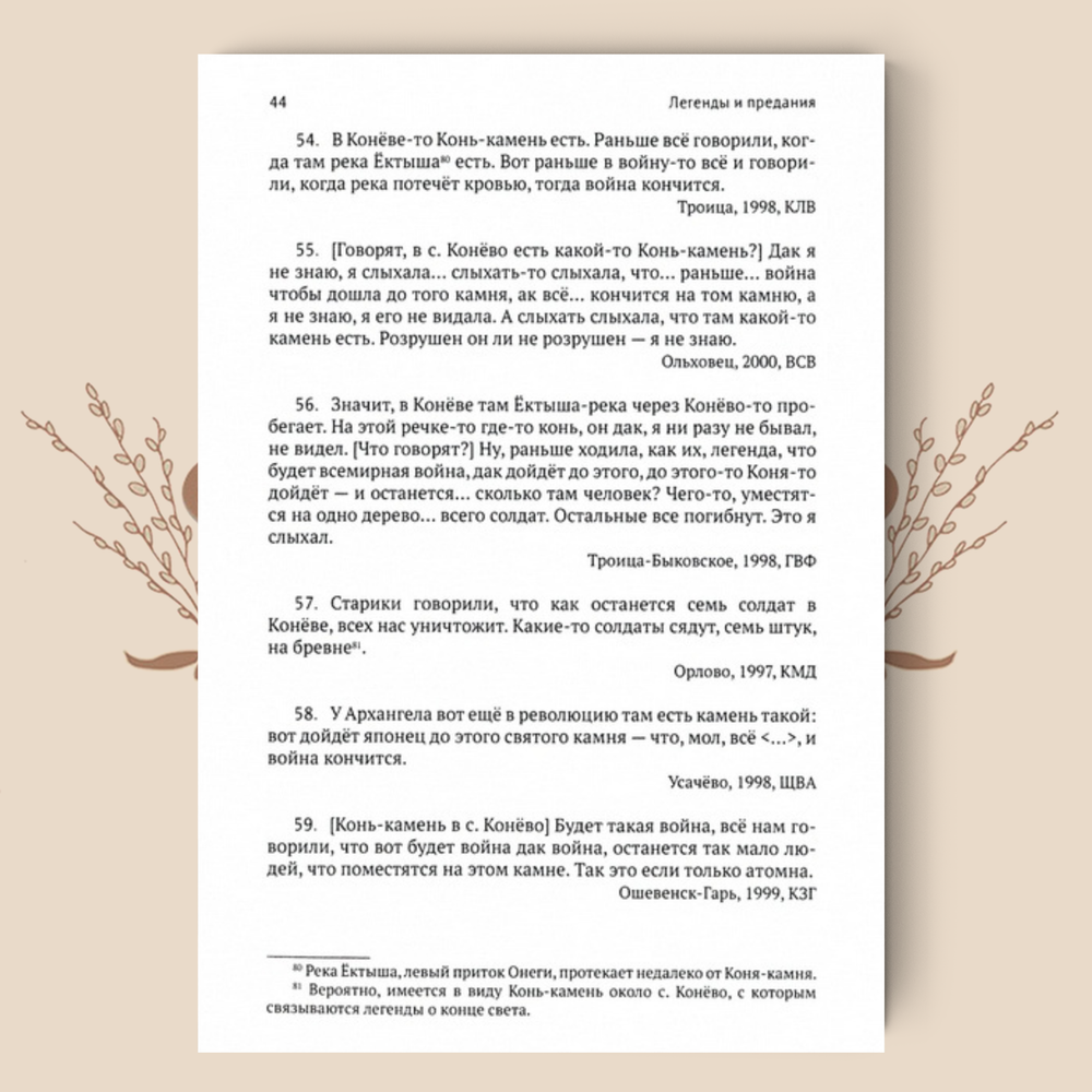 Фольклорный путеводитель по Каргополью (предания, легенды, рассказы, песни и присловья)