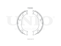 Колодки тормозные бараб. задние UNIO BRP-10102