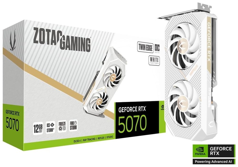 Видеокарта ZOTAC GeForce RTX 5070 12 Гб