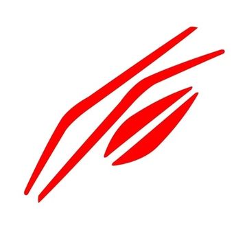 Цветная плёнка ДХО Changan Uni V 2022-2026 красная