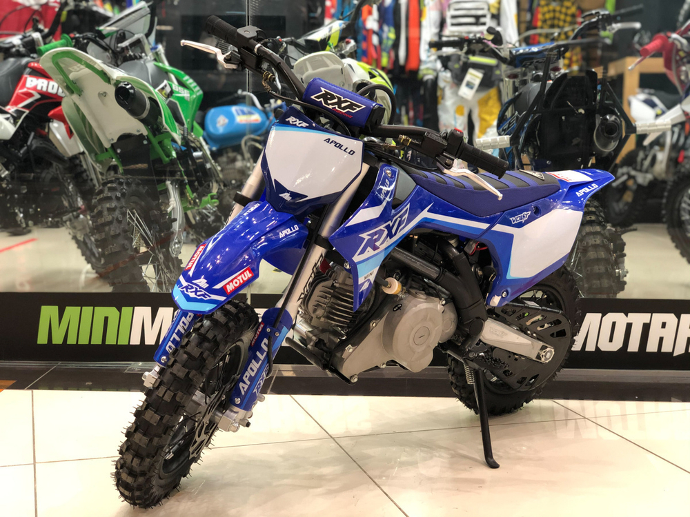 Питбайк Apollo RXF Mini 50E auto 10/10 2021 (Синий)
