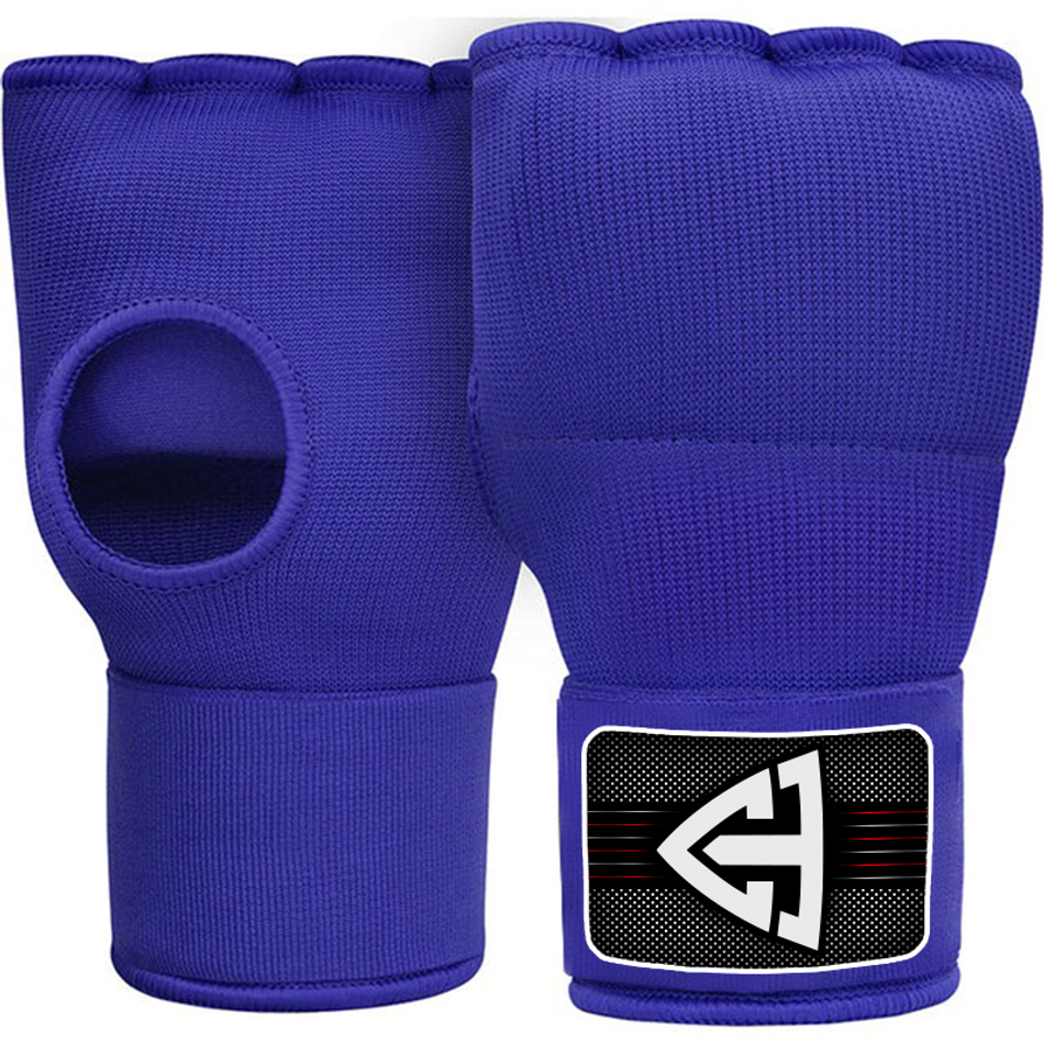 Бинты быстрые для бокса гелевые TS Sport (синие)