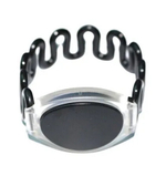 Пружинный RFID браслет EM-Marine TK4100 ЧЕРНЫЙ