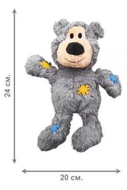 KONG Wild Knots Игрушка для собак Bear M/L (Медведь)