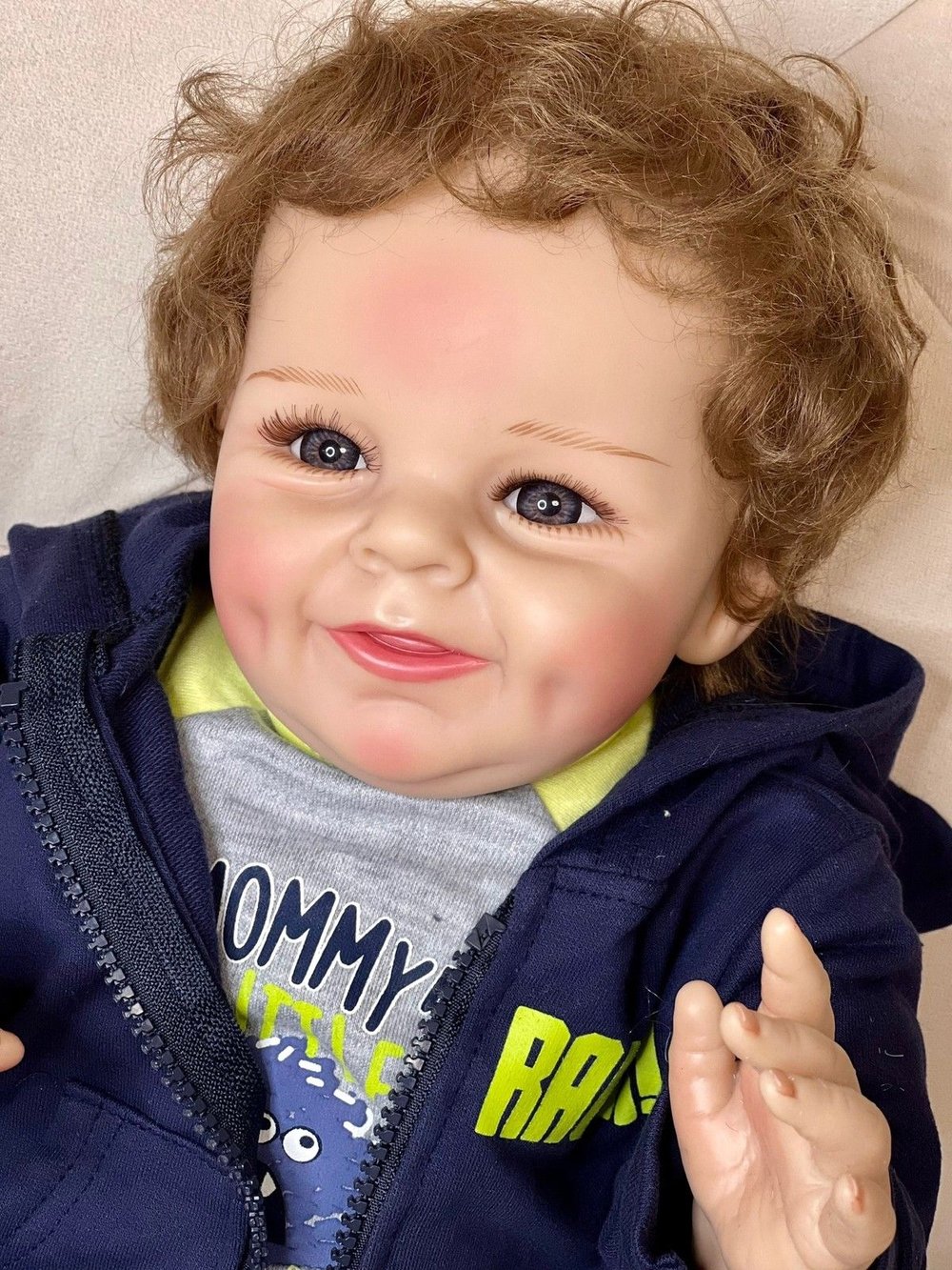 Кукла Реборн мягконабивная 55см (FA-158)