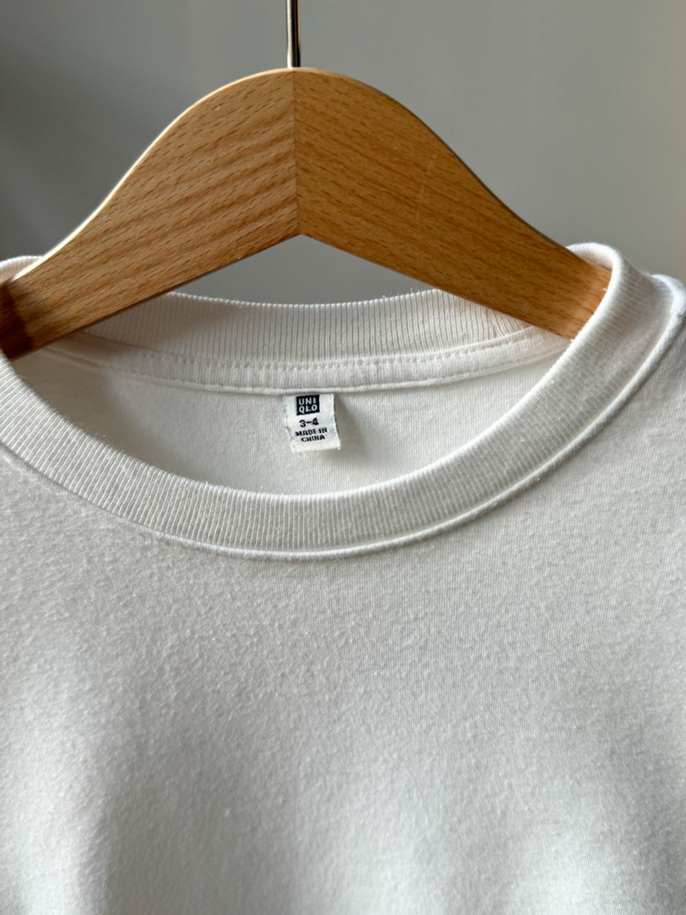 Хлопковый лонгслив Uni Qlo, 98-104