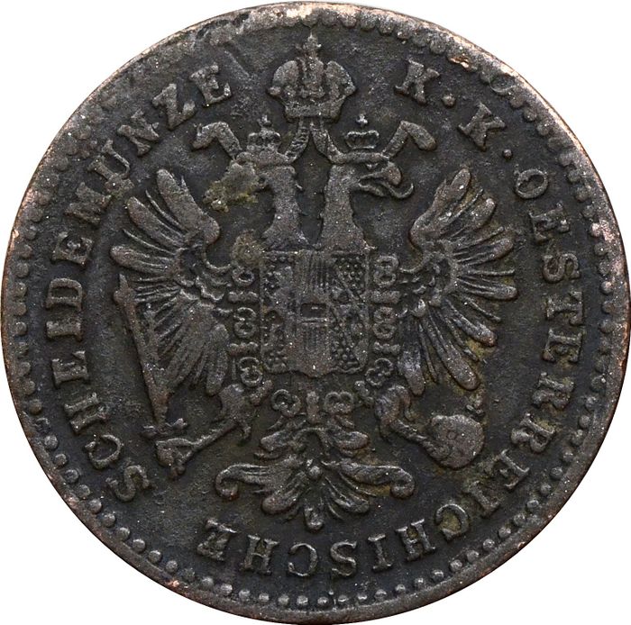 1 крейцер 1881 Австрия VF