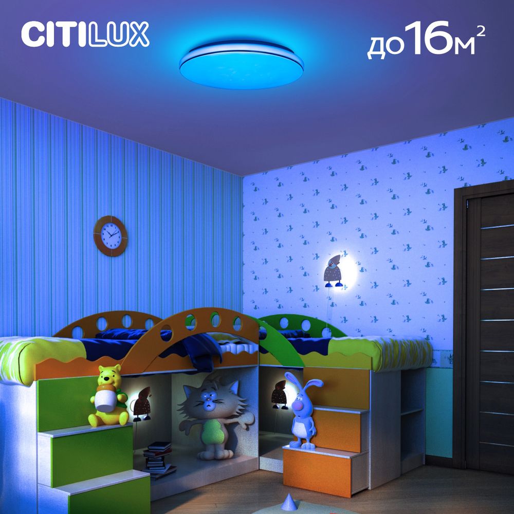 Citilux Лаконика CL725480G LED RGB Светильник с пультом