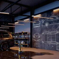 Профиль IP-LINE-4050-2000 BLACK (Arlight, Алюминий) 053898