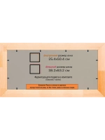 Рамка для постера и фотографий 25x50