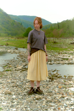 Футболка Called a Garment Stout T-Shirt "Brown Dyed"