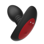 Черная анальная вибропробка 13,5см с пультом ДУ I-Moon Anal Vibrator MY-621