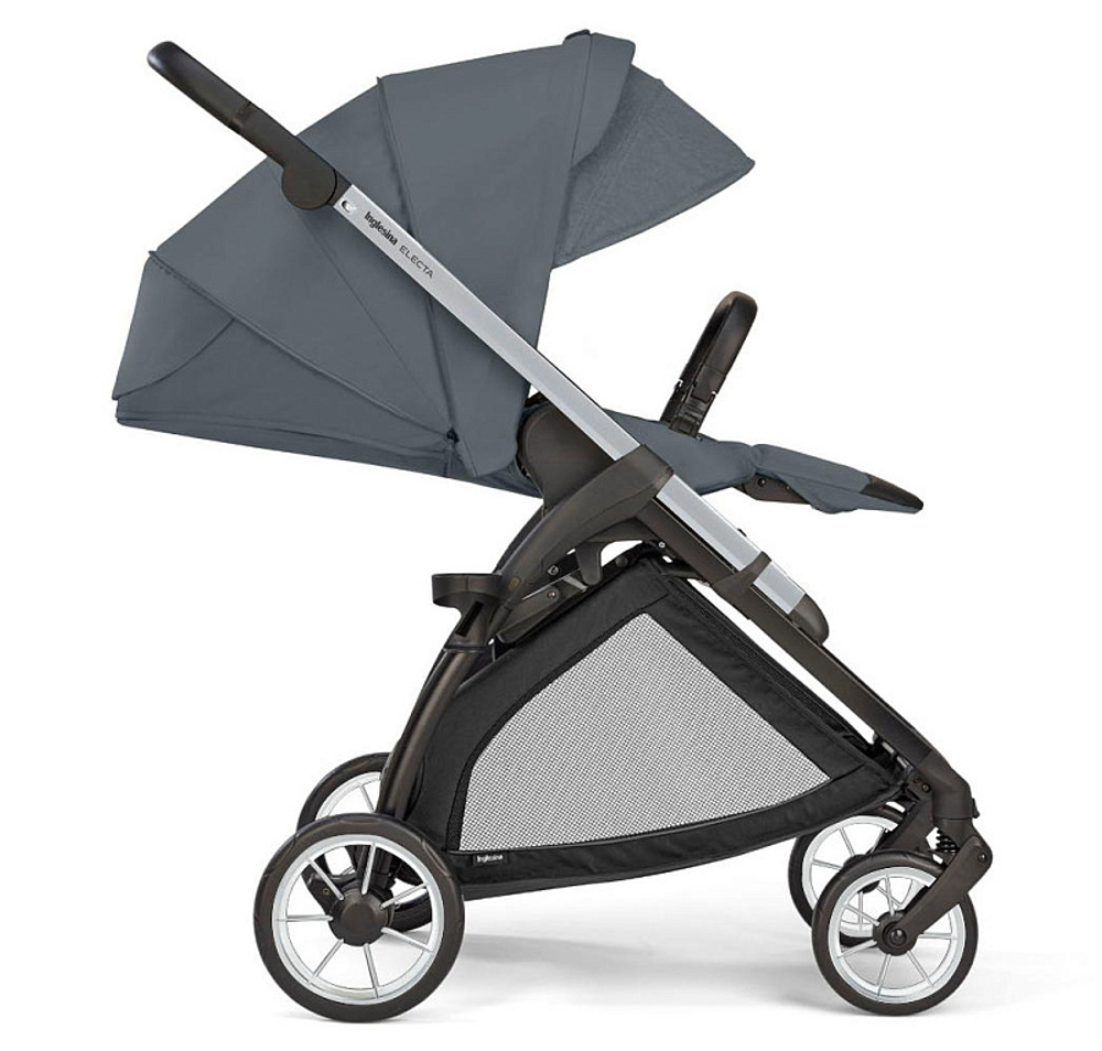 Коляска 3 в 1 Inglesina Electa System Quattro DRW 2025 с подставкой под люльку Union Grey