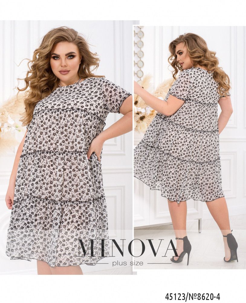 Платье 8620-4-молоко Minova