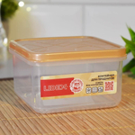 Контейнер для продуктов 0,4л квадратный "Sunrise" (золотой)