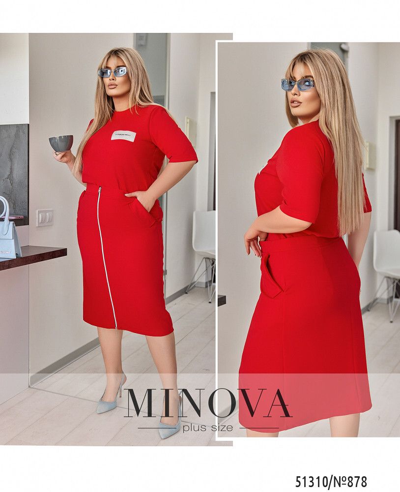 Костюм 878-красный Minova