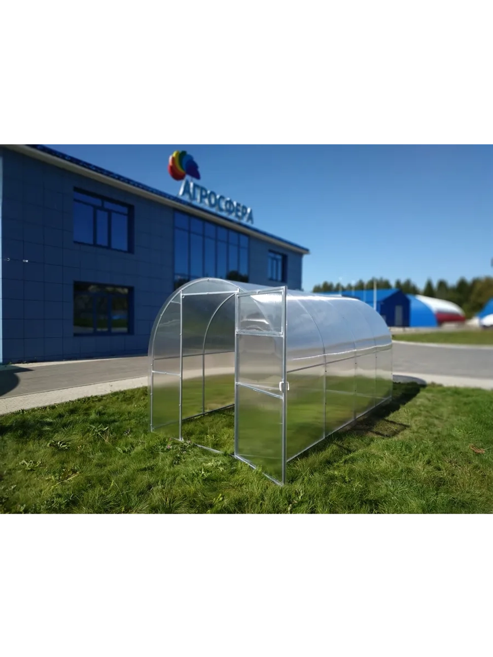 Теплица Агросфера-Компакт 2,04х4м из трубы 20х20 мм, шаг 1 м