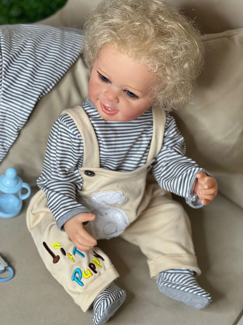 Кукла Реборн виниловая 55см в пакете (FA-325)