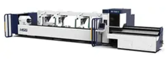 Универсальный лазерный станок HSG Laser серии GB без защитной кабины для резки по металлу