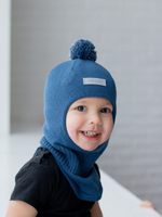 Шлем весенний/осенний вязаный (Гроза) ЧИП