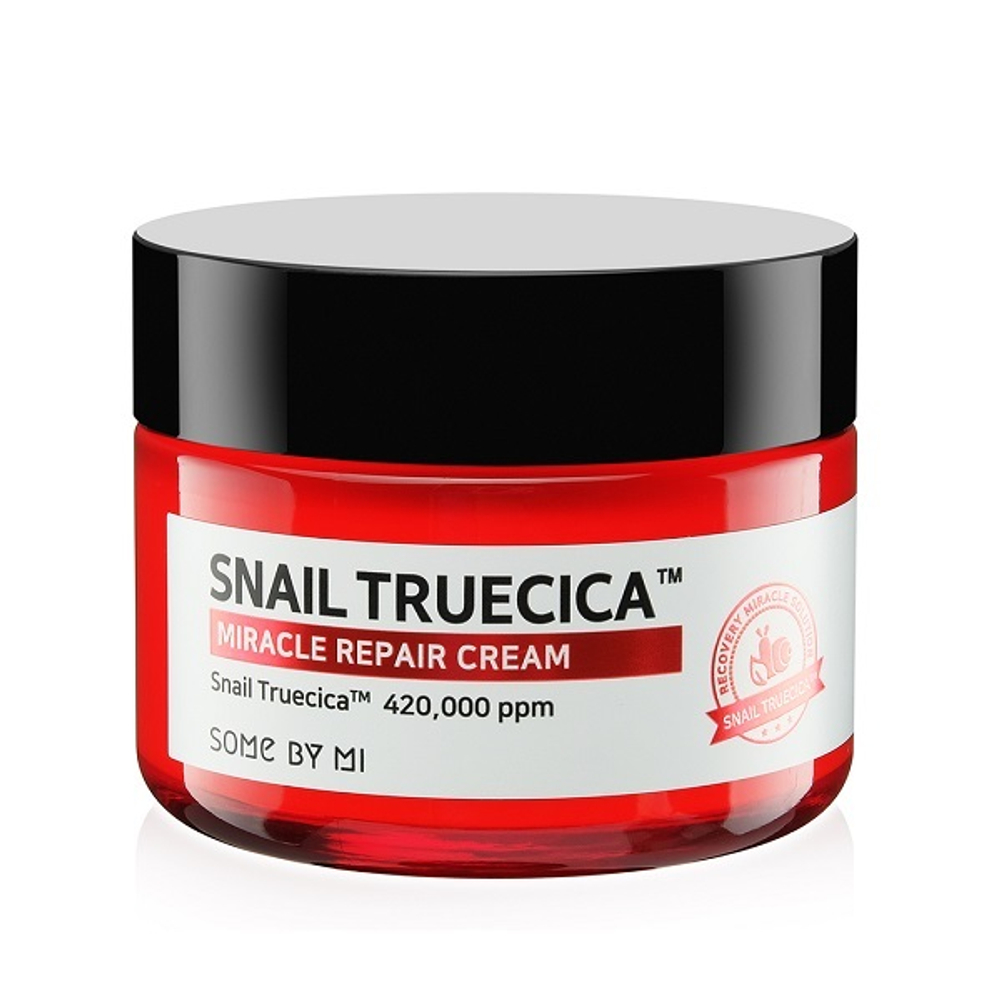 Крем с муцином улитки и комплексом растительных экстрактов Some by Mi Snail Truecica Miracle Repair Cream 60мл