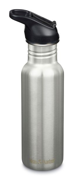 Бутылка Klean Kanteen Classic Narrow Flip Sport 18oz (532 мл) Brushed Stainless