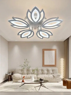 Люстра потолочная светодиодная и управлением пульт,144 Вт,регулируемая яркость и цветовой температуры 3000K-6000K,AYHOME