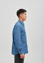 Рубашка мужская Denim LIGHT BLUE