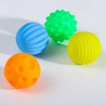 4376541 Новый год, подарочный набор резиновых игрушек "Новогодний домик",4 штуки