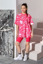 [m]Комплект женский шорты+футболка КЖ-097