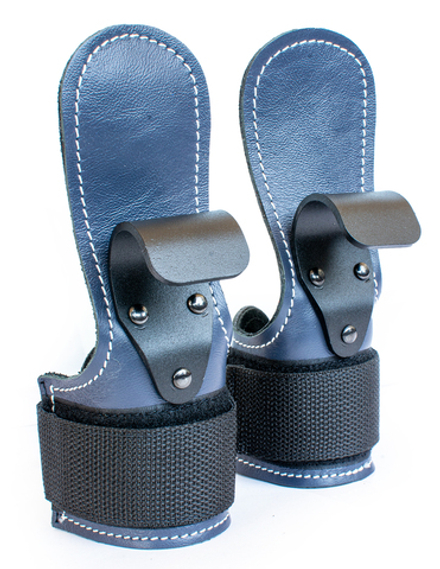 Крюки для турника и штанги ReKoy FG006, крюки для тяги, кожаные